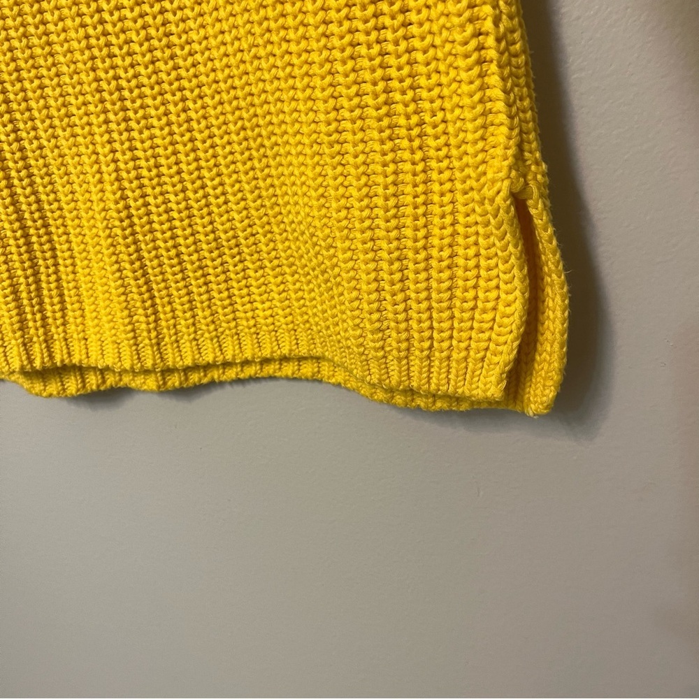 Lauren Ralph Lauren Yellow Crewneck Knit Sweater - Picture 8 of 9
